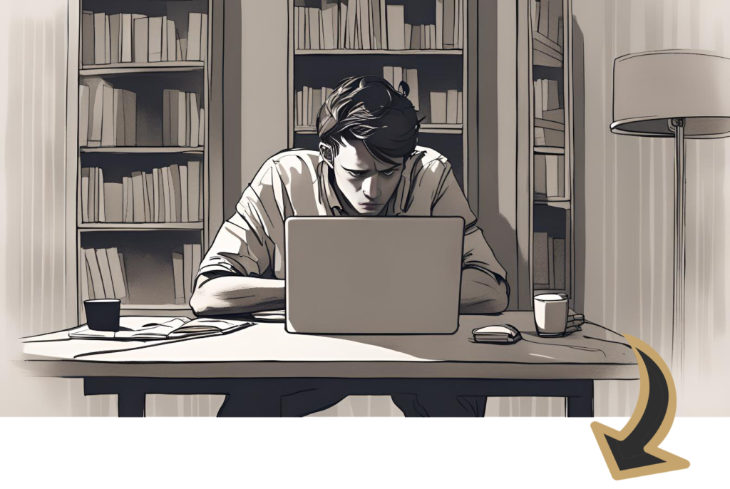 A screenwriter in agony